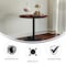 Flash Furniture Round 35.5" W, 35.5" L, 30" H, Laminate Top, Red GC-M-BLK-15-CHR-GG - alternate 3